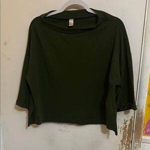 Elegant Dark Green Women's Blouse
